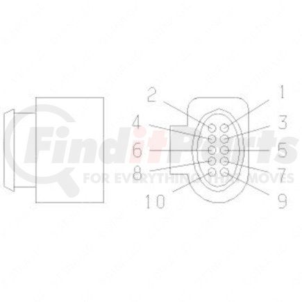 23-13149-031 by FREIGHTLINER - Electrical Connectors