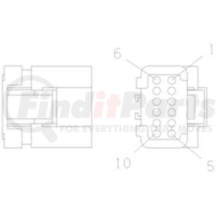 23-13153-003 by FREIGHTLINER - PLUG-10CA