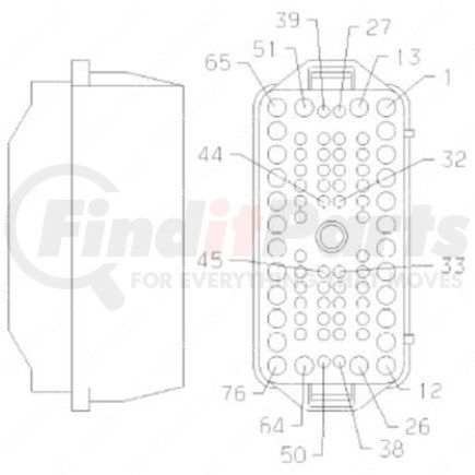 23-13153-006 by FREIGHTLINER - PLUG-76CA