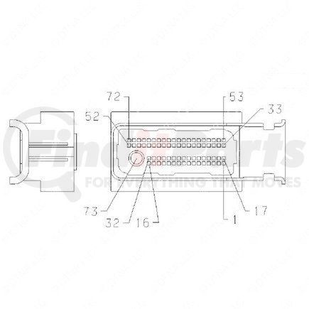 23-13153-070 by FREIGHTLINER - Electrical Connectors