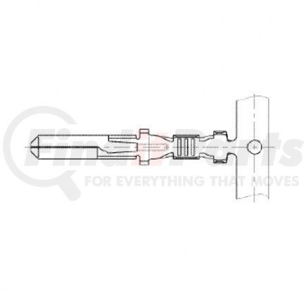 23-13208-290 by FREIGHTLINER - Electrical Cables Terminals - Male, Ff110, 0.5 - 1(20 - 16)