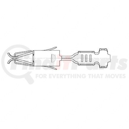 23-13209-002 by FREIGHTLINER - Electrical Cables Terminals - Female, Jpt, 2-3 (14-12)