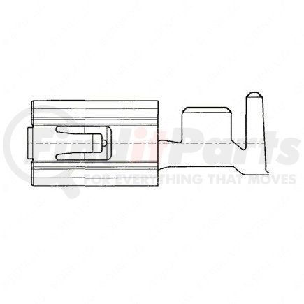 23-13209-306 by FREIGHTLINER - Electrical Cables Terminals - Female, Mcp6.3S, 1-2(16-14)