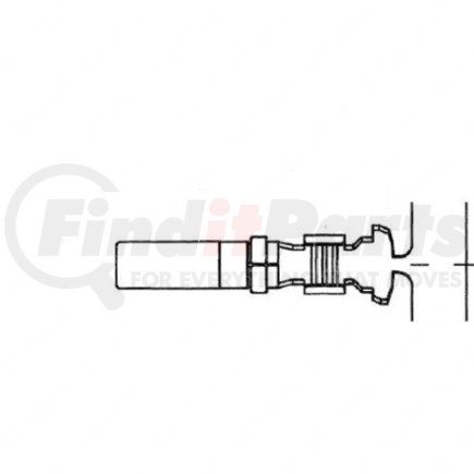 23-13210-000 by FREIGHTLINER - Electrical Cables Terminals - Female, S20, 0.5 - 1(20 - 16)