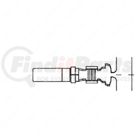 23-13210-020 by FREIGHTLINER - Electrical Cables Terminals - Female, S20, Gold Plated, 0.5 - 1