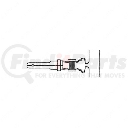 23-13210-118 by FREIGHTLINER - Electrical Cables Terminals - Male, S16, 0.5-1(20-16)