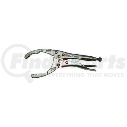 Vim Tools V250 Engine Oil Filter Locking adjustable OIL Filter Pliers, 2.125" to 4.25"