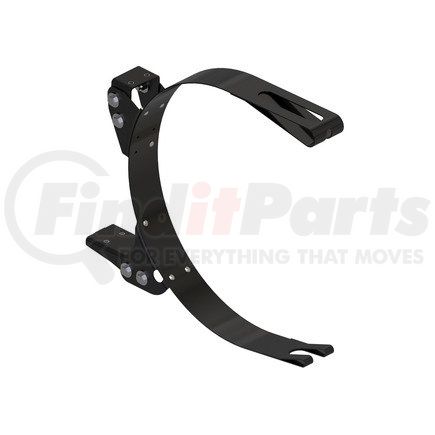 A03-38549-000 by FREIGHTLINER - 25 inches Fuel Tank Strap - Steel, Painted, with Fairing Mount