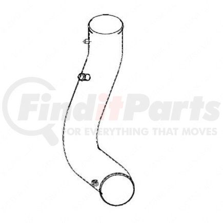 A03-34940-000 by FREIGHTLINER - Engine Air Intake Hose