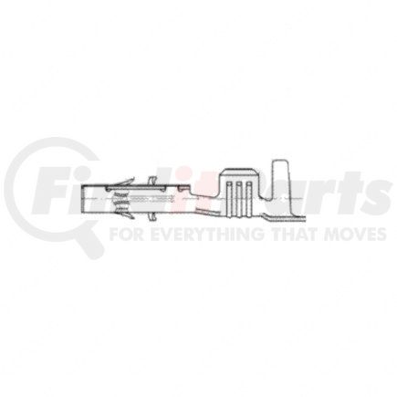 23-13211-970 by FREIGHTLINER - Electrical Cables Terminals - Female, Slk2.8S, Steel Plated, 1-2