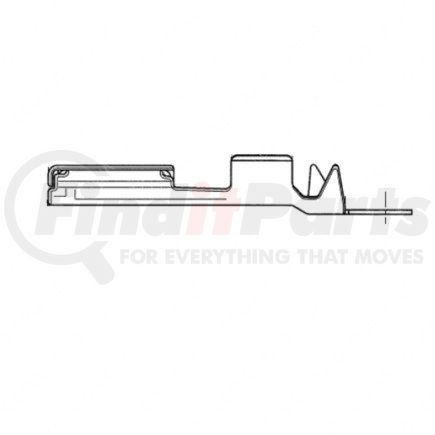 23-13211-950 by FREIGHTLINER - Electrical Cables Terminals - Female, Mx23A, 0.5 - 1.25