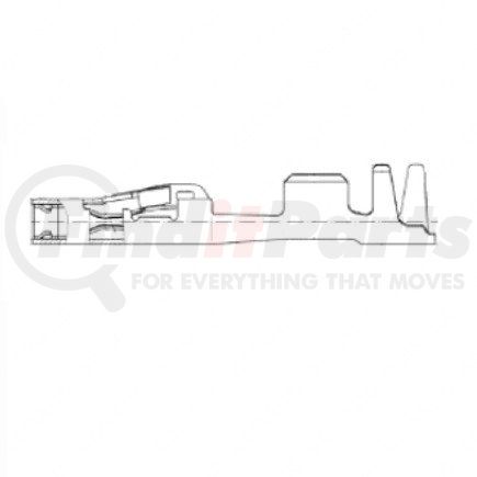 23-13211-973 by FREIGHTLINER - Electrical Cables Terminals - Female, Mlk1.2, Silver Plated, 0.5-0.8