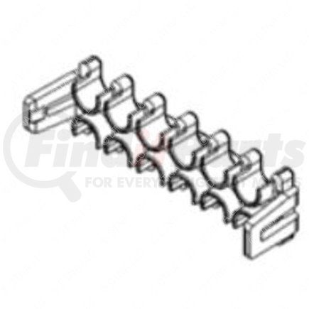 23-13302-153 by FREIGHTLINER - Electrical Connectors - Lock, Terminal, Gt280S, 12 Cavity, Gray