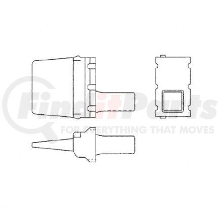 23-13303-041 by FREIGHTLINER - Lock - Terminal, Cavity, Wm