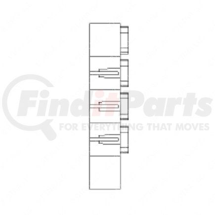 23-13305-010 by FREIGHTLINER - PLUG-228CAV,PDMXD,AFL,BK