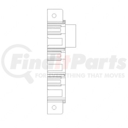 23-13305-021 by FREIGHTLINER - Plug - 51 Cavity, Power Distribution Module Mixed, Black