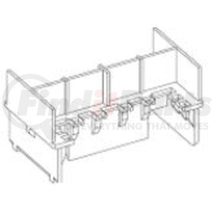 23-13432-001 by FREIGHTLINER - Lock - Terminal, Pdmxd, 79 Cavity, Re-387