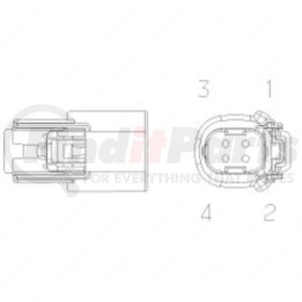 23-13662-401 by FREIGHTLINER - Electrical Connectors