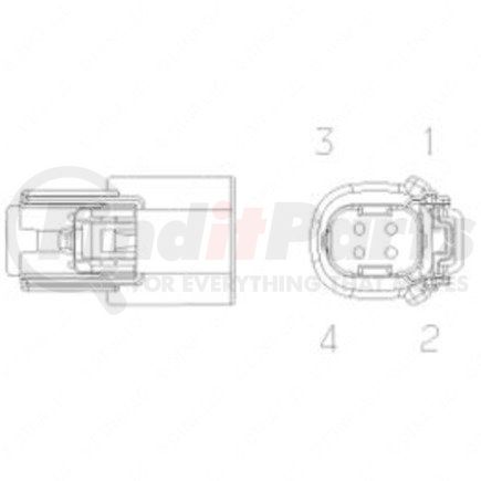 23-13662-401 by FREIGHTLINER - CONNECTOR