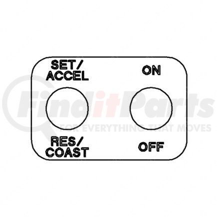 24-00060-003 by FREIGHTLINER - LABEL SWITCH