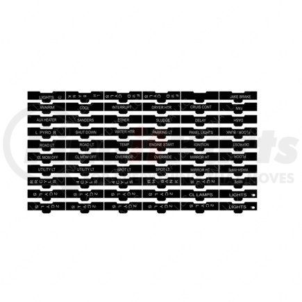 24-00442-000 by FREIGHTLINER - Bezel - Sheet, Aftermarket