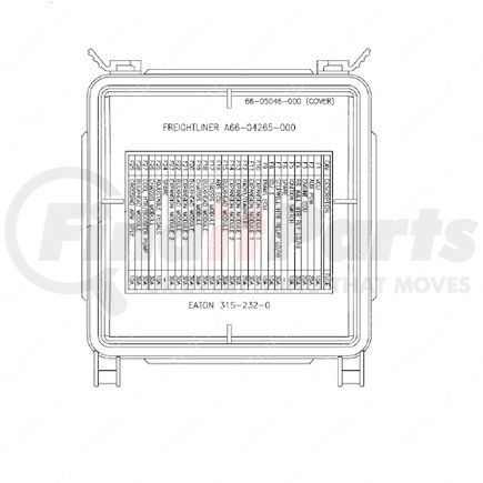 66-05046-004 by FREIGHTLINER - Multi-Purpose Cover