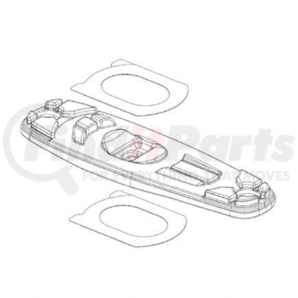 66-10709-000 by FREIGHTLINER - Marker Light Gasket