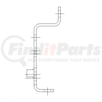 A01-23241-004 by FREIGHTLINER - X/M MOUNTING BRACKET 9.50