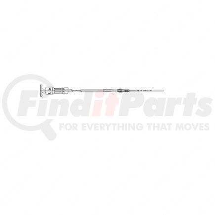 A01-26821-001 by FREIGHTLINER - Engine Oil Dipstick - 67.23 in Length