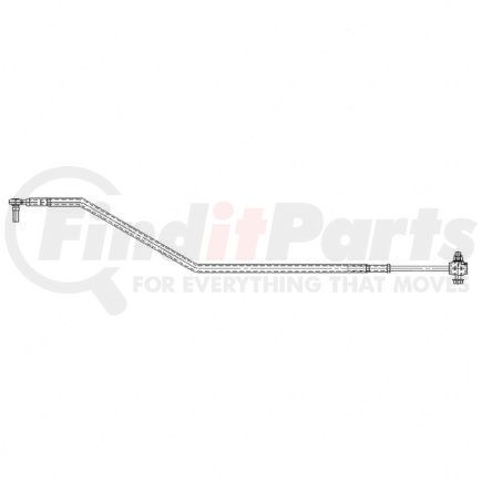 A02-12302-000 by FREIGHTLINER - Clutch Pedal Linkage - to Intermediate Lever, Assembly, Kit