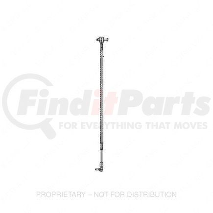 A02-12304-000 by FREIGHTLINER - Clutch Pedal Linkage - Rod Assembly