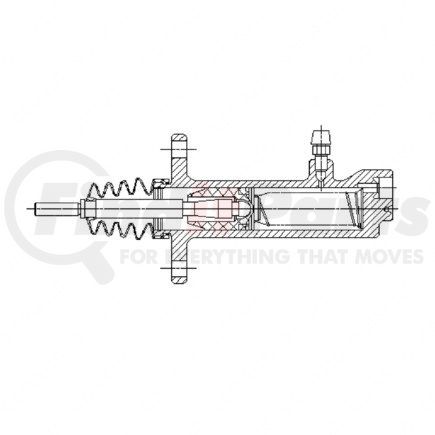 A02-12331-001 by FREIGHTLINER - Clutch Slave Cylinder