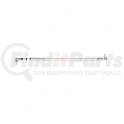 A02-12409-002 by FREIGHTLINER - Manual Transmission Rod Assembly - Lower, Clutch Pedal to Intermediate Lever