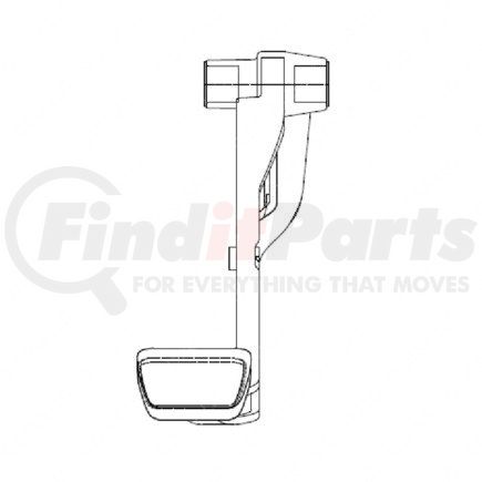 A02-12486-002 by FREIGHTLINER - Clutch Pedal