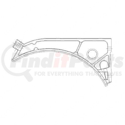 A03-21487-000 by FREIGHTLINER - Fuel Tank Bracket