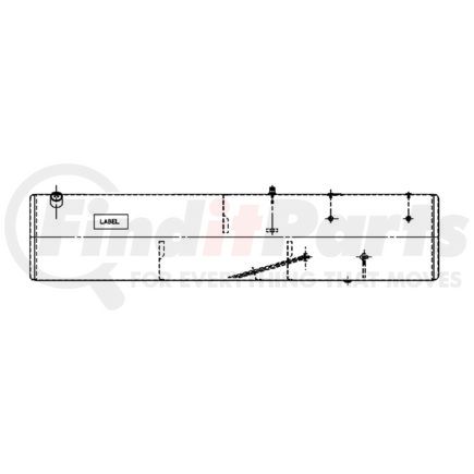 A03-22517-000 by FREIGHTLINER - FUEL TANK ASSY-100 GAL.RECT.