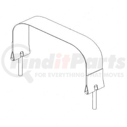 A03-25530-000 by FREIGHTLINER - Fuel Tank Strap Assembly