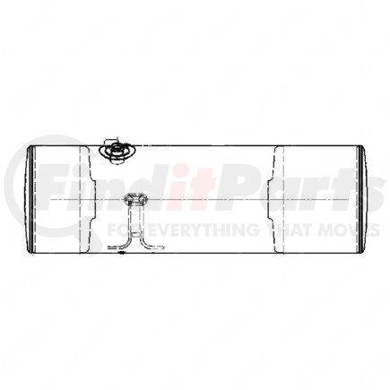 A03-26341-180 by FREIGHTLINER - FUEL TANK