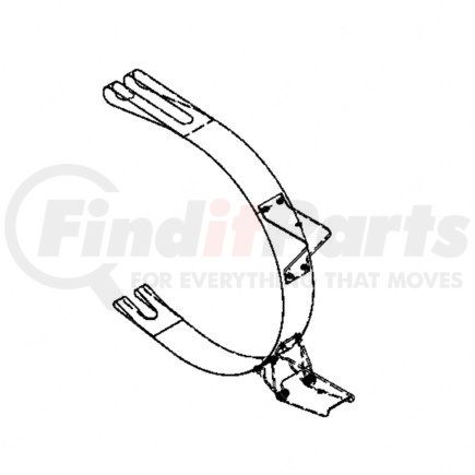 A03-26521-001 by FREIGHTLINER - Fuel Tank Strap Assembly