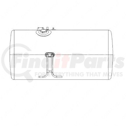 A03-28840-161 by FREIGHTLINER - 90 GAL