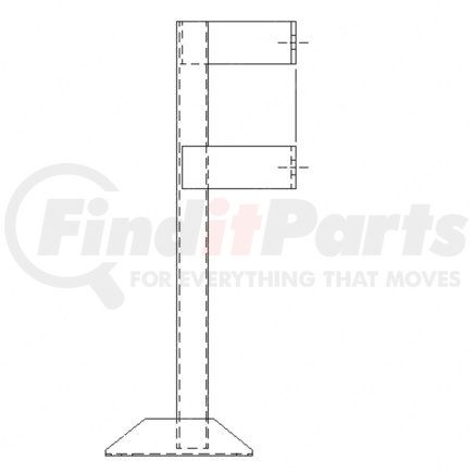 A04-15220-001 by FREIGHTLINER - BRACKET MUFFLER