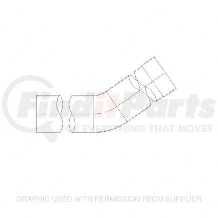 A04-15562-153 by FREIGHTLINER - Exhaust Pipe