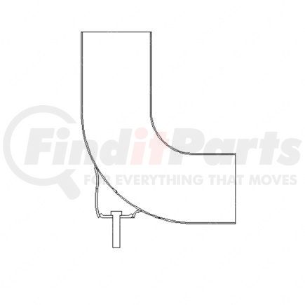 A04-17476-001 by FREIGHTLINER - Exhaust Elbow
