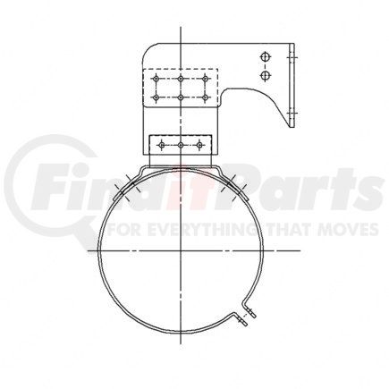 A04-17937-000 by FREIGHTLINER - BRACKET-ASSY-MUF MOUNTING
