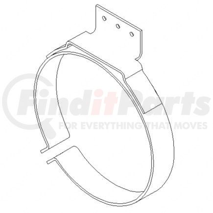 A04-21213-000 by FREIGHTLINER - Exhaust After-Treatment Body V-Band