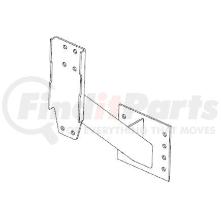 A04-23264-000 by FREIGHTLINER - Exhaust Muffler Bracket