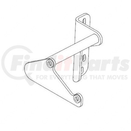 A04-23447-000 by FREIGHTLINER - Exhaust Pipe Support Mounting Bracket