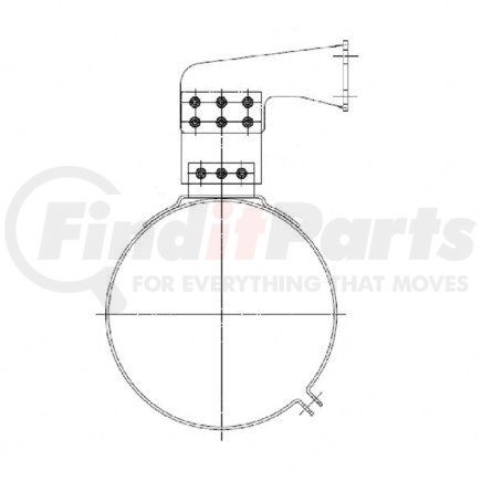 A04-23478-001 by FREIGHTLINER - Exhaust Muffler Assembly