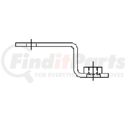 A04-24310-000 by FREIGHTLINER - Floor Pan Heat Shield Bracket