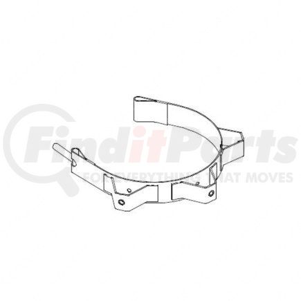 A04-24416-001 by FREIGHTLINER - Exhaust After-Treatment Body V-Band